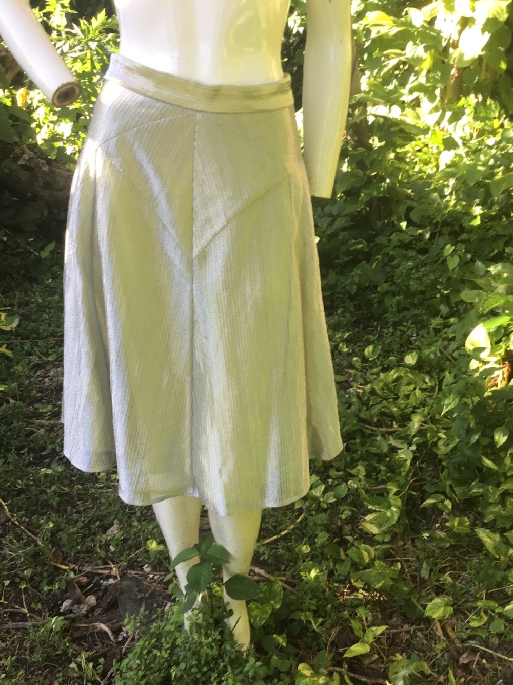 Vintage Lyn Devon silver skirt